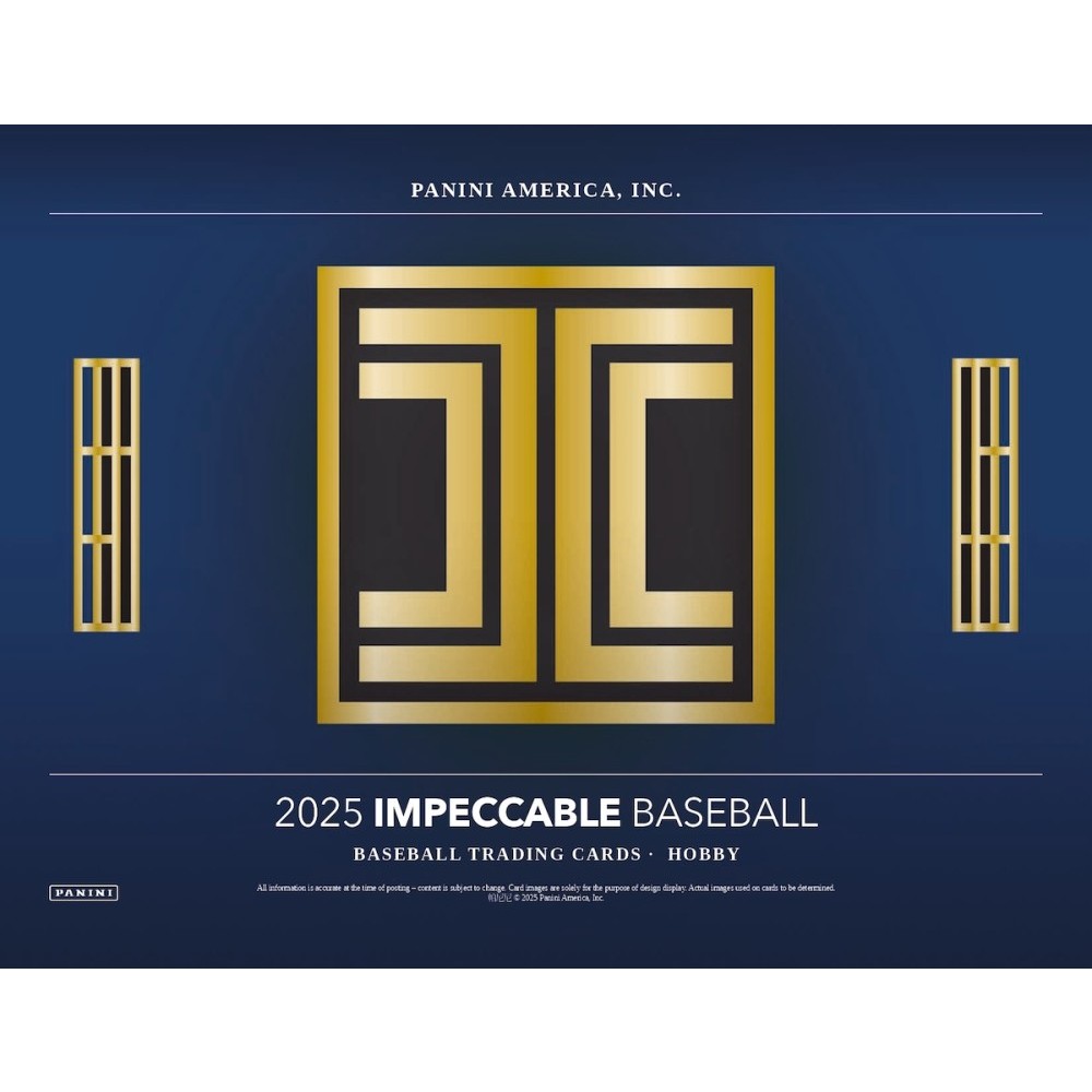 2025 Panini Impeccable Baseball Hobby 3 Box Case