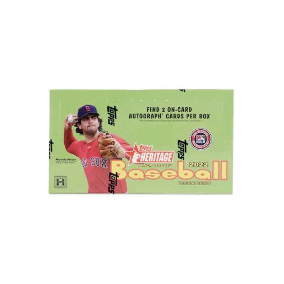 2022 Topps Heritage Minor League Baseball Hobby 12 Box Case