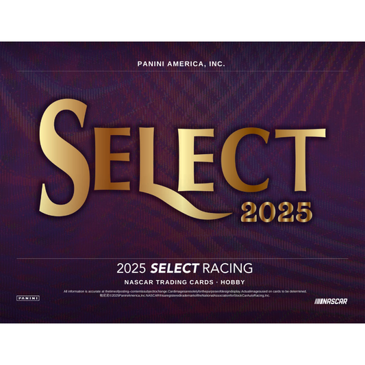 2025 Panini Select Racing Hobby 12 Box Case