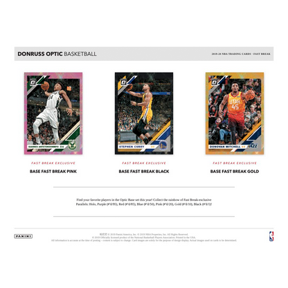 2019/20 Panini Donruss Optic Basketball Fast Break Case (20 CT)