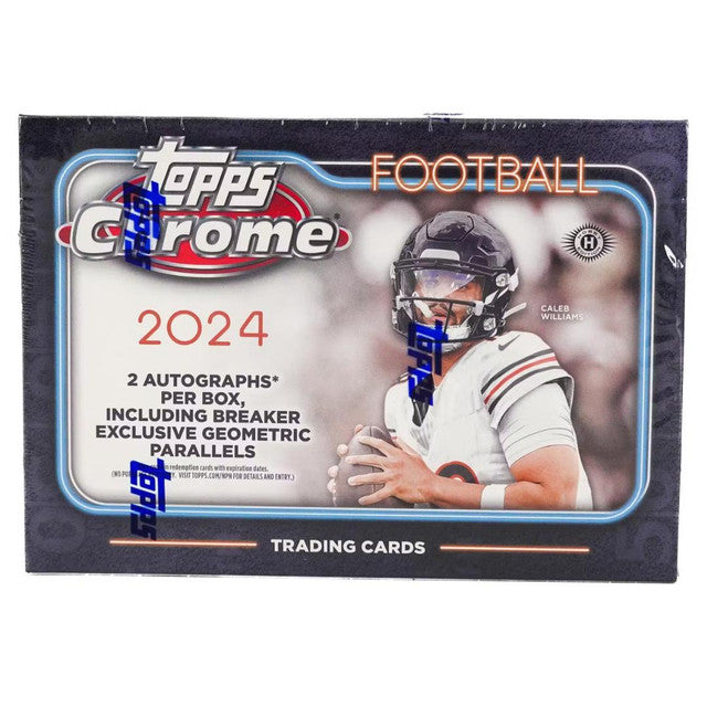 2024 Topps Chrome Football Breaker's Delight 10 Box Case