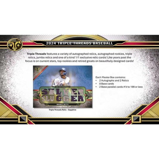 2024 Topps Triple Threads Baseball Hobby Mini Box