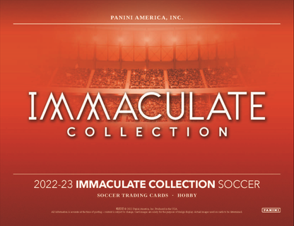 2022 Panini Immaculate Soccer Hobby 6 Box Case