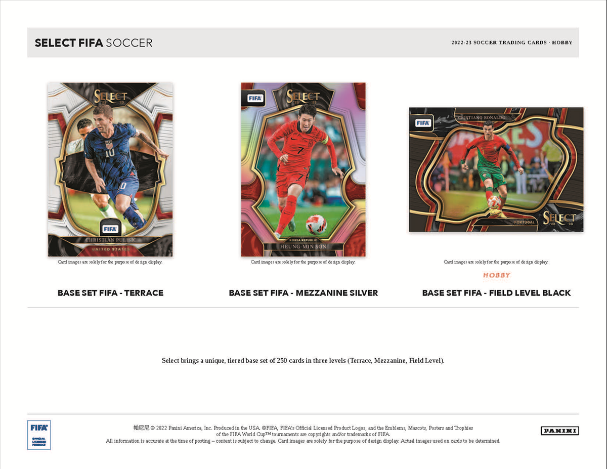 2022-23 Panini Select FIFA Soccer Hobby Box