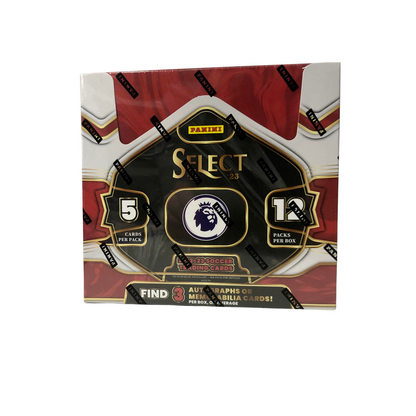 2022-23 Panini Select Premier League Soccer Hobby 12 Box Case