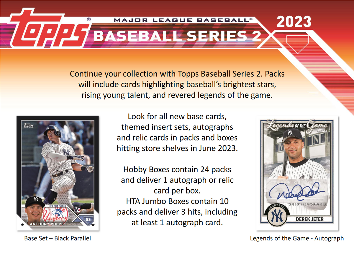 2023 Topps Series 2 Baseball Hobby 12 Box Case