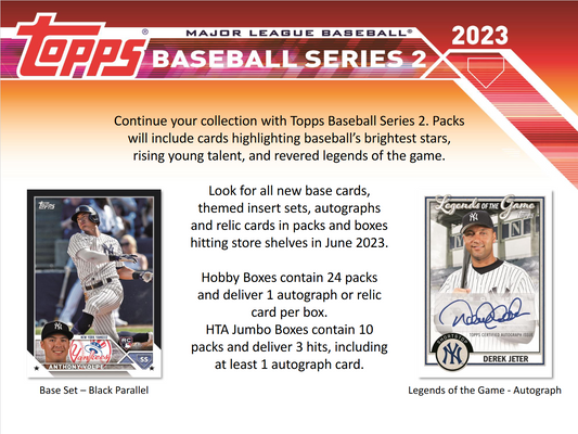 2023 Topps Series 2 Baseball Hobby 12 Box Case