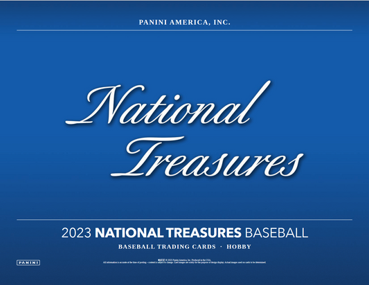 2023 Panini National Treasures Baseball Hobby 4 Box Case