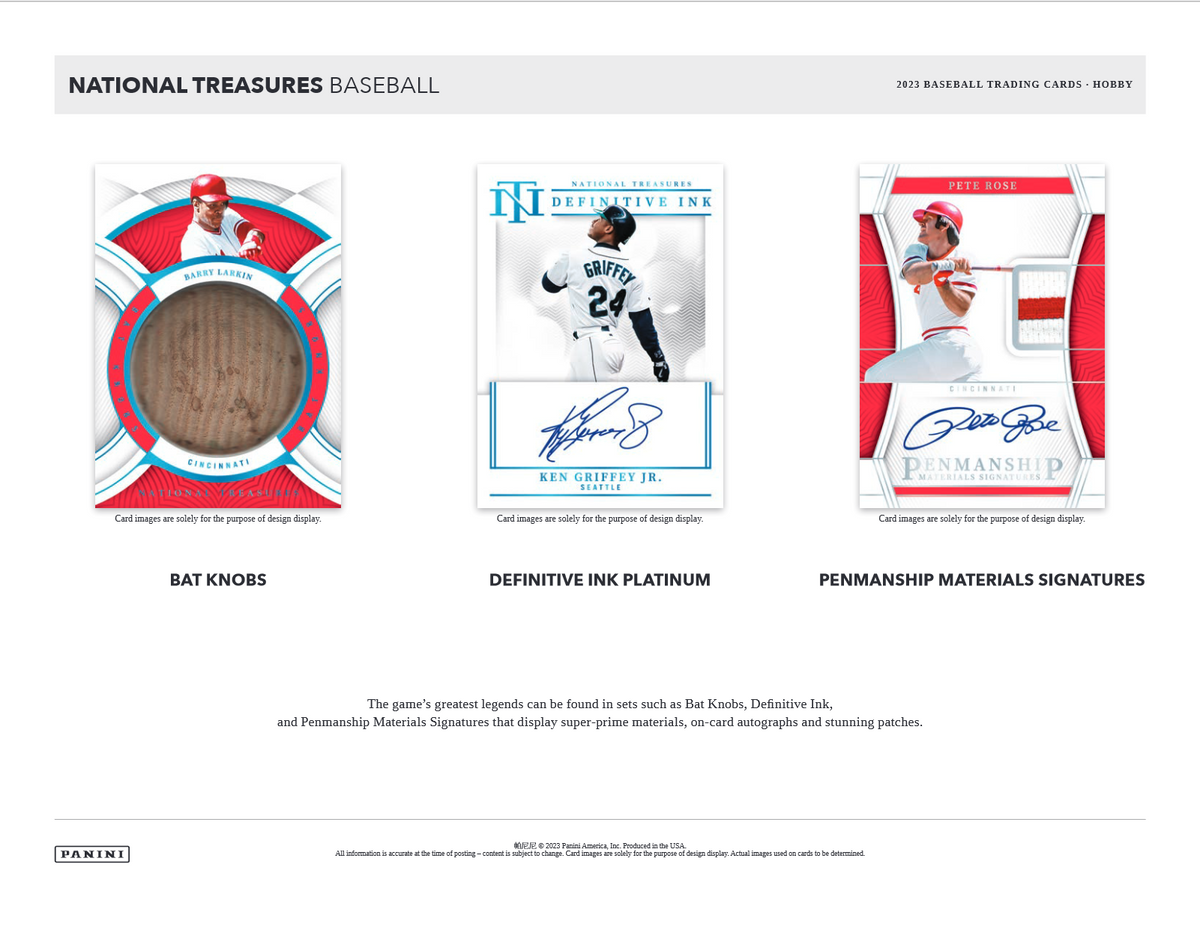2023 Panini National Treasures Baseball Hobby Box