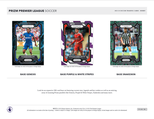 2023-24 Panini Prizm Premier League Soccer Hobby 12 Box Case