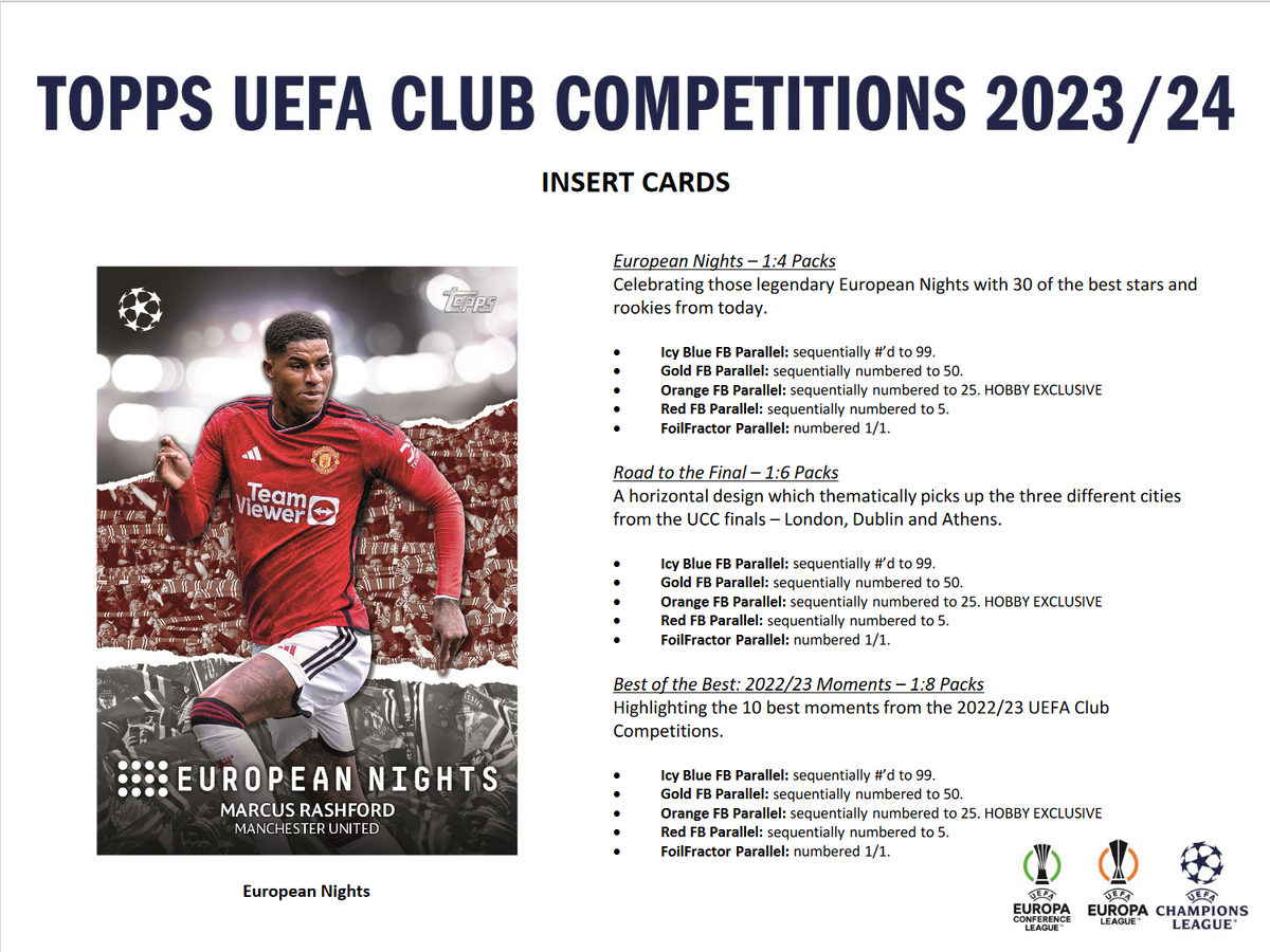 2023-24 Topps UEFA Club Competitions Soccer Hobby 12 Box Case