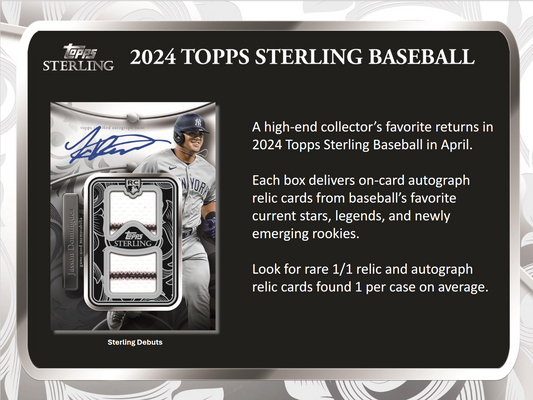 2024 Topps Sterling Baseball Hobby Box