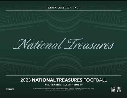 2023 Panini National Treasures Football Hobby 4 Box Case