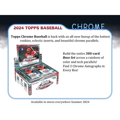 2024 Topps Chrome Baseball Jumbo Box