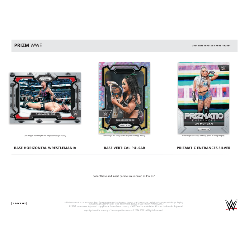 2024 Panini Prizm WWE Hobby 12 Box Case