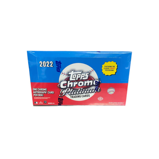 2022 Topps Chrome Platinum Anniversary Baseball Hobby 12 Box Case