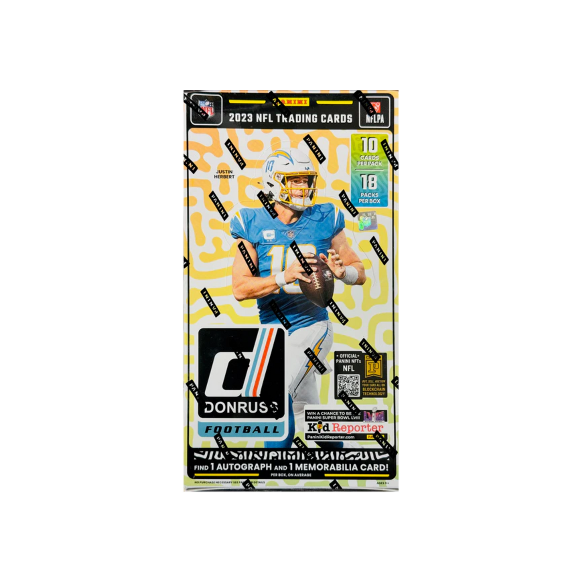 2023 Panini Donruss Football Hobby 18 Box Case
