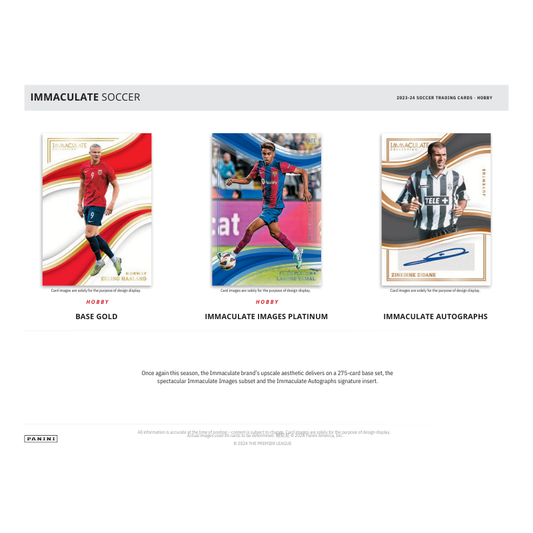 2024 Panini Immaculate Soccer Hobby 6 Box Case