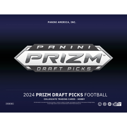 2024 Panini Prizm Draft Picks Collegiate Football Hobby 16 Box Case