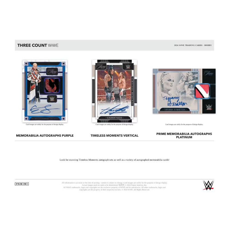 2024 Panini Three Count WWE Wrestling Hobby Box