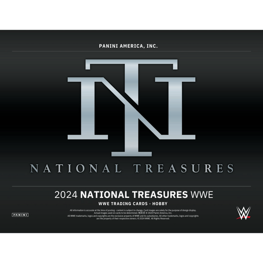 2024 Panini National Treasures WWE Hobby 4 Box Case