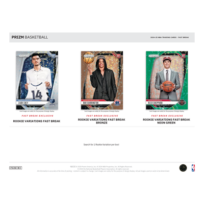 2024/25 Panini Prizm Basketball Fast Break 20 Box Case