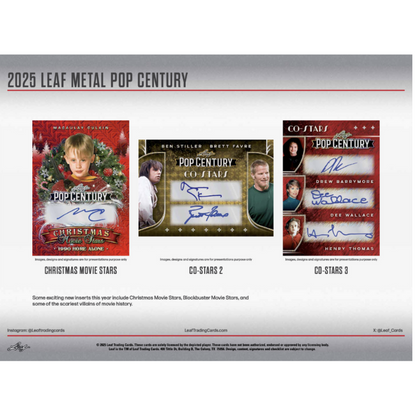 2025 Leaf Metal Pop Century Box