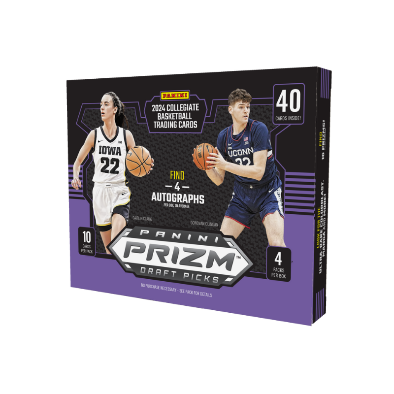 2024/25 Panini Prizm Draft Picks Collegiate Basketball Hobby 16 Box Case